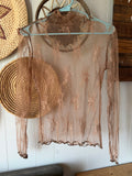 Lace layering top (S/M)