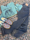 Custom distressed Levi’s size 25