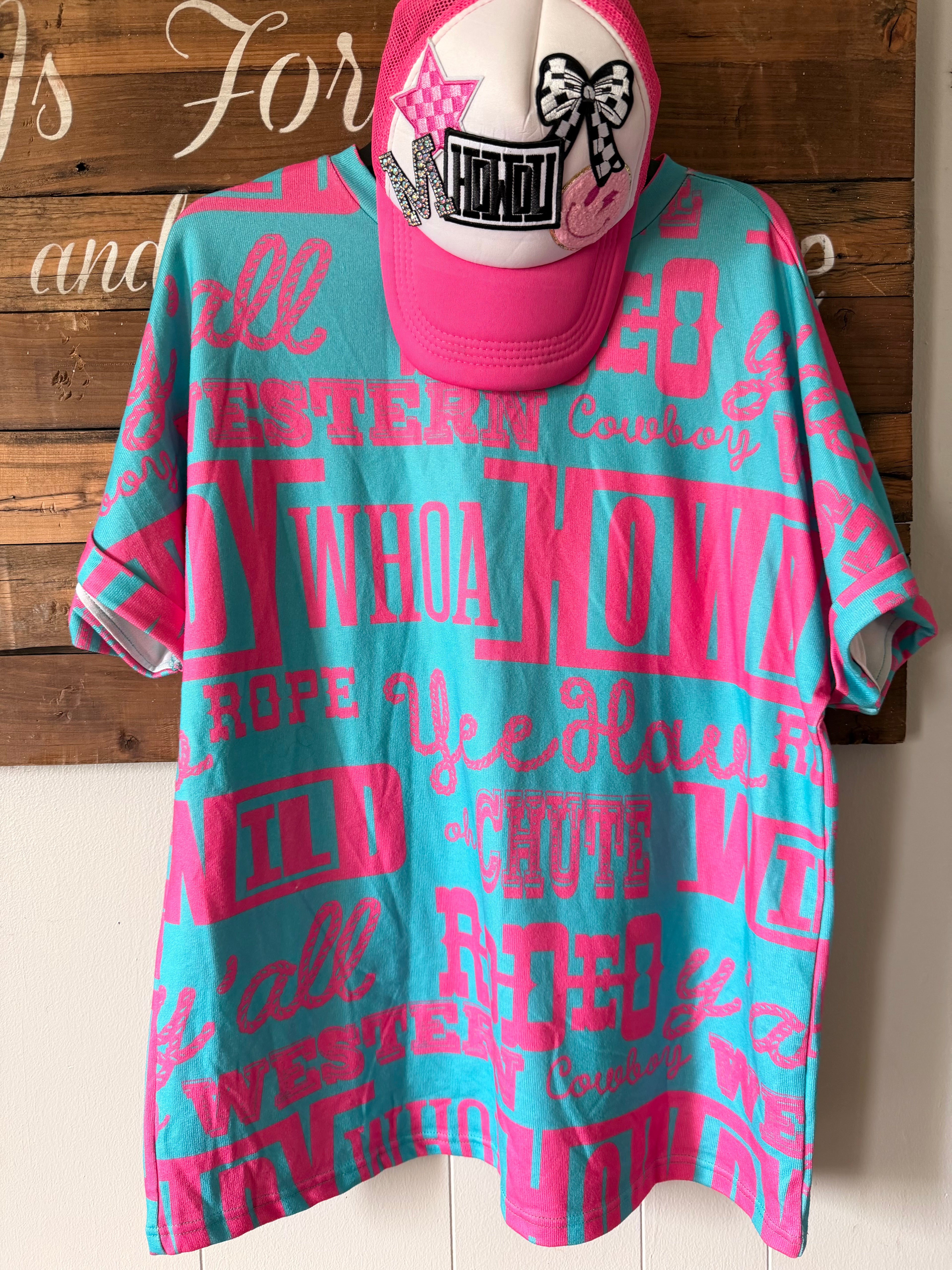 Oversized western tee (M)