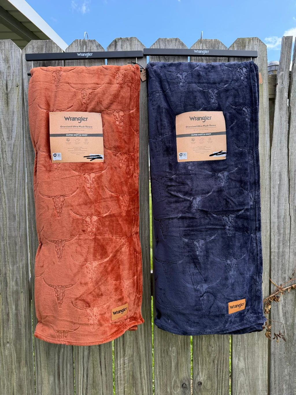 Wrangler fleece throw 60x70