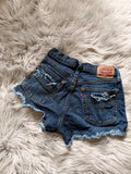 Custom distressed Levi’s size 26