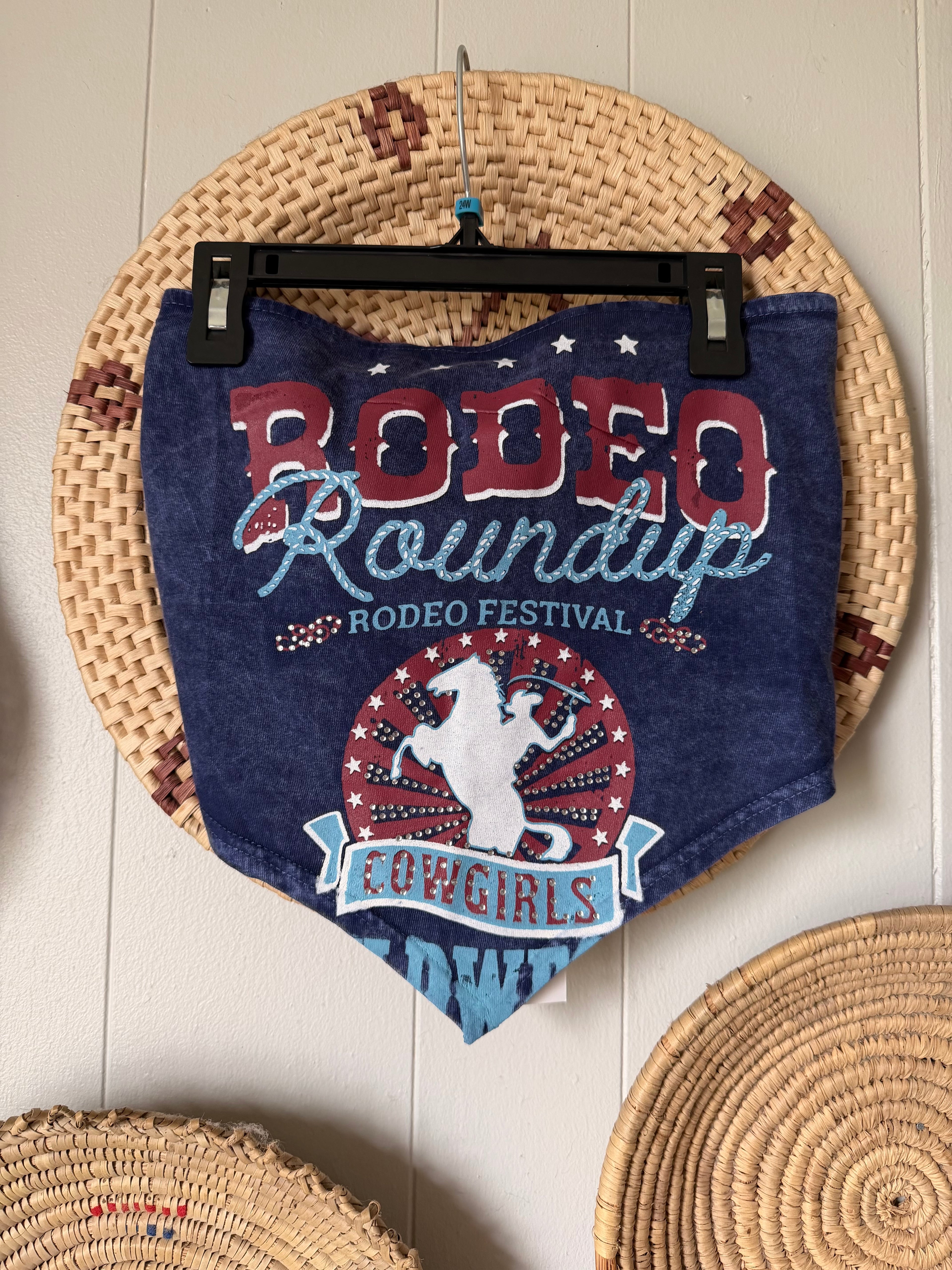 Western Bandana top (M)