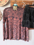 Tooled mesh layering top (m)