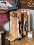 Stunning thunderbird boots size 8