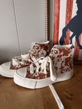HTF 🔥 Cowprint platform converse size 6