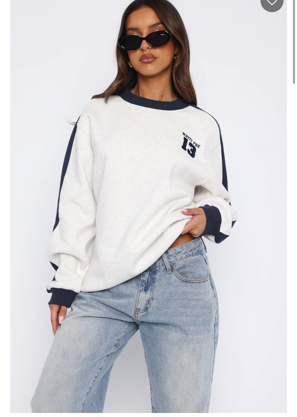 Play For It Oversized Sweater Grey Marle 🔥 S/M