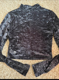Lululemon All Aligned Mock Neck Long Sleeve Crushed Velvet top fits 2/4