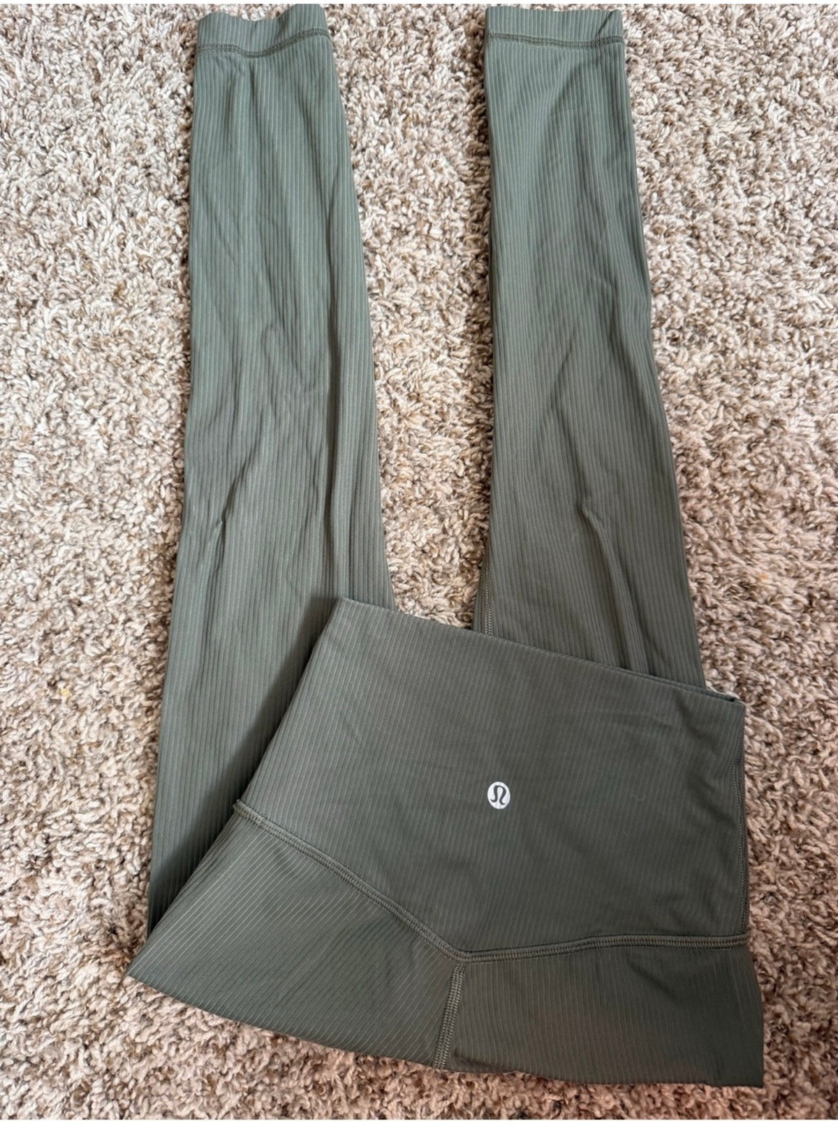 Lulu lemon ribbed hr leggings size 0