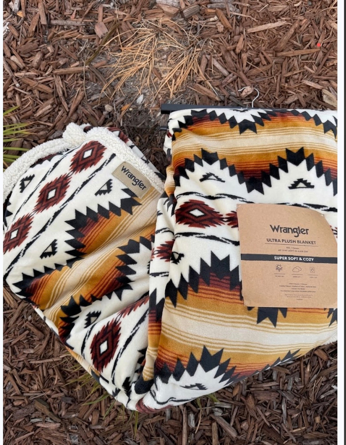 Wrangler full/queen blanket nwt 🔥 gorgeous print