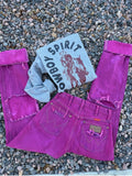 Custom pink/acid washed Wrangler denim 🔥