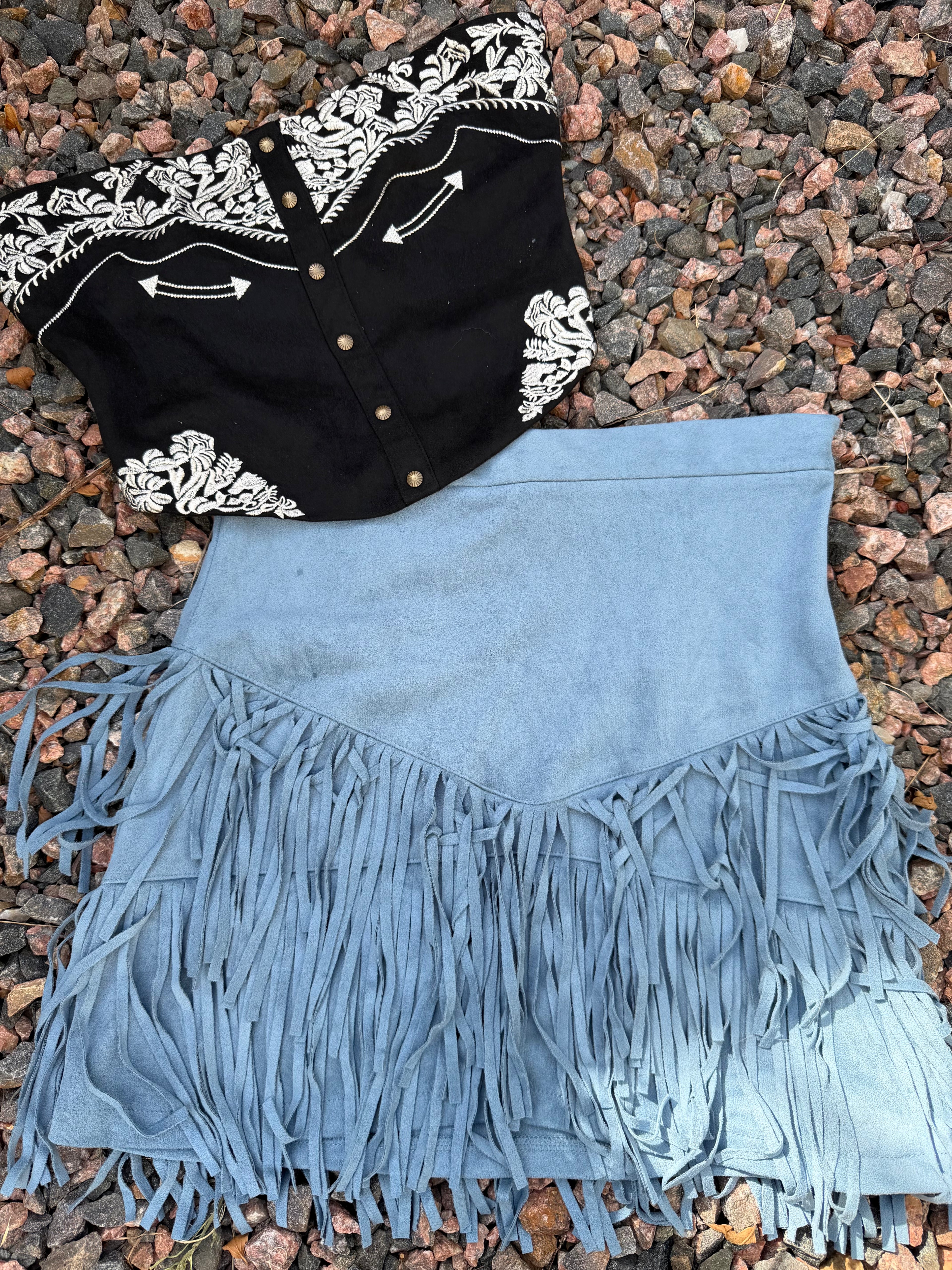 Altard state fringe skirt (M)