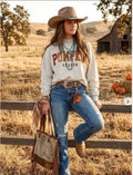 Pumpkin Season Mock Neck Crew 🍁