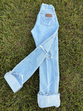 Custom wrangler denim size 7