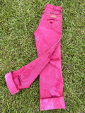Custom two tone acid washed wrangler size 28 waist
