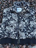 black-and-white floral print cropped puffer vest from &merci 🔥