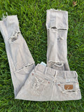 Custom distressed brown Wrangler ❤️‍🔥🔥 (25)
