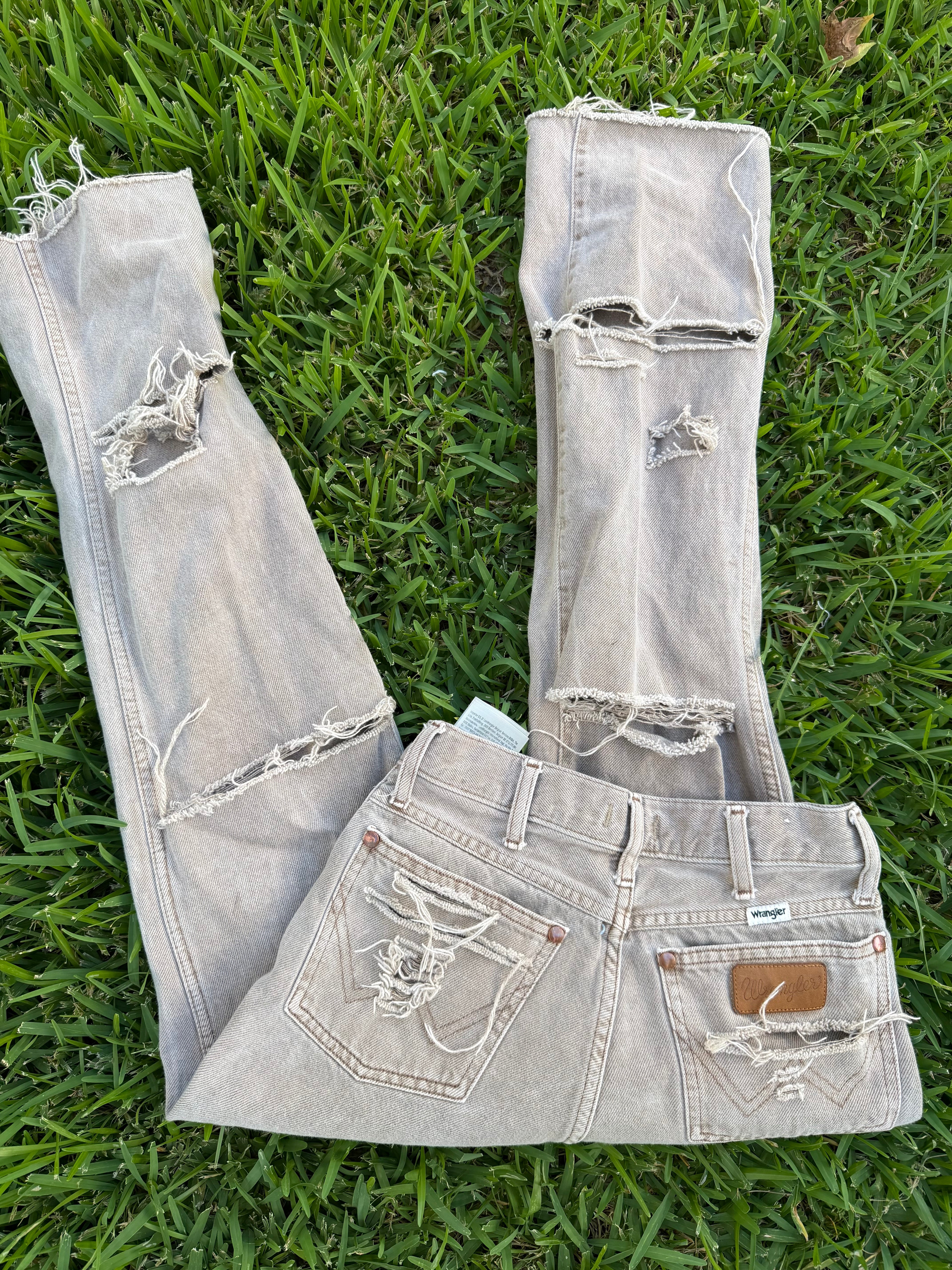 Custom distressed brown Wrangler ❤️‍🔥🔥 (25)