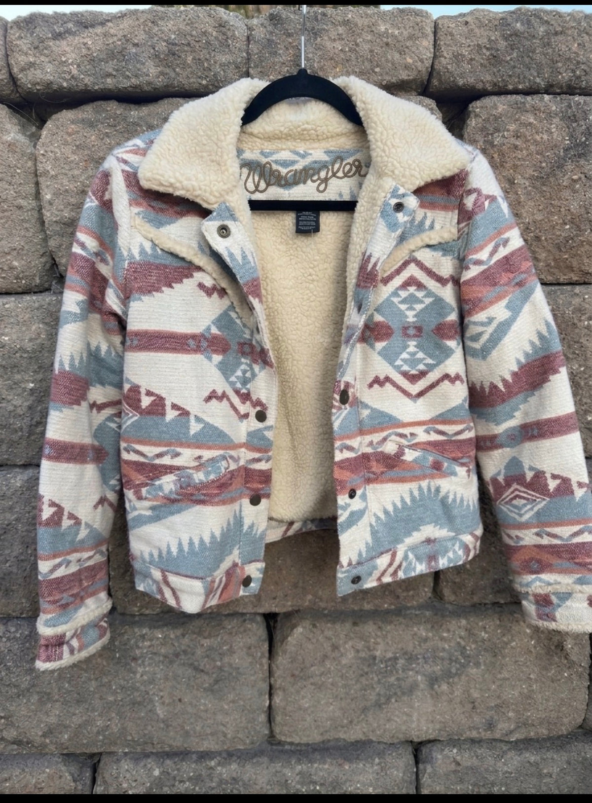Wrangler retro 🔥 Sherpa lined jacket medium