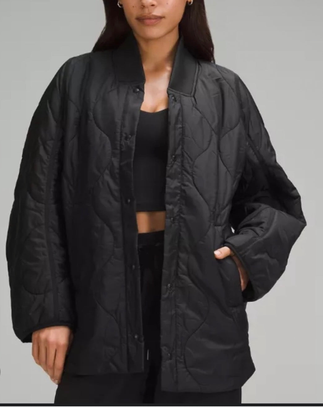 Lulu Lemon quilted insulated bomber jacket 🔥🍂 Size 12