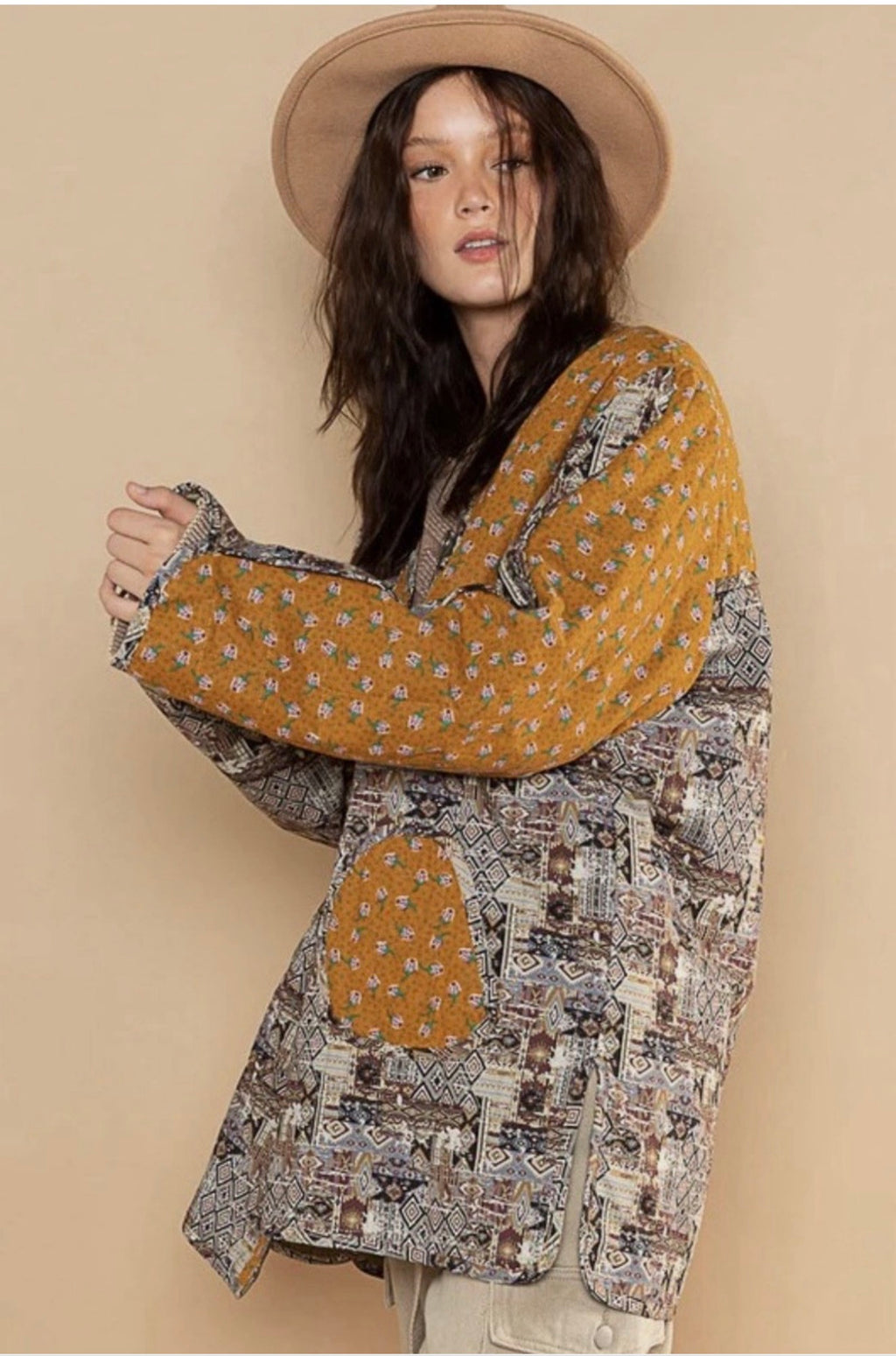 Gorgeous quilted Patchwork jacket (S/M)