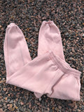 Pastel pink COMFRT sweats (s)