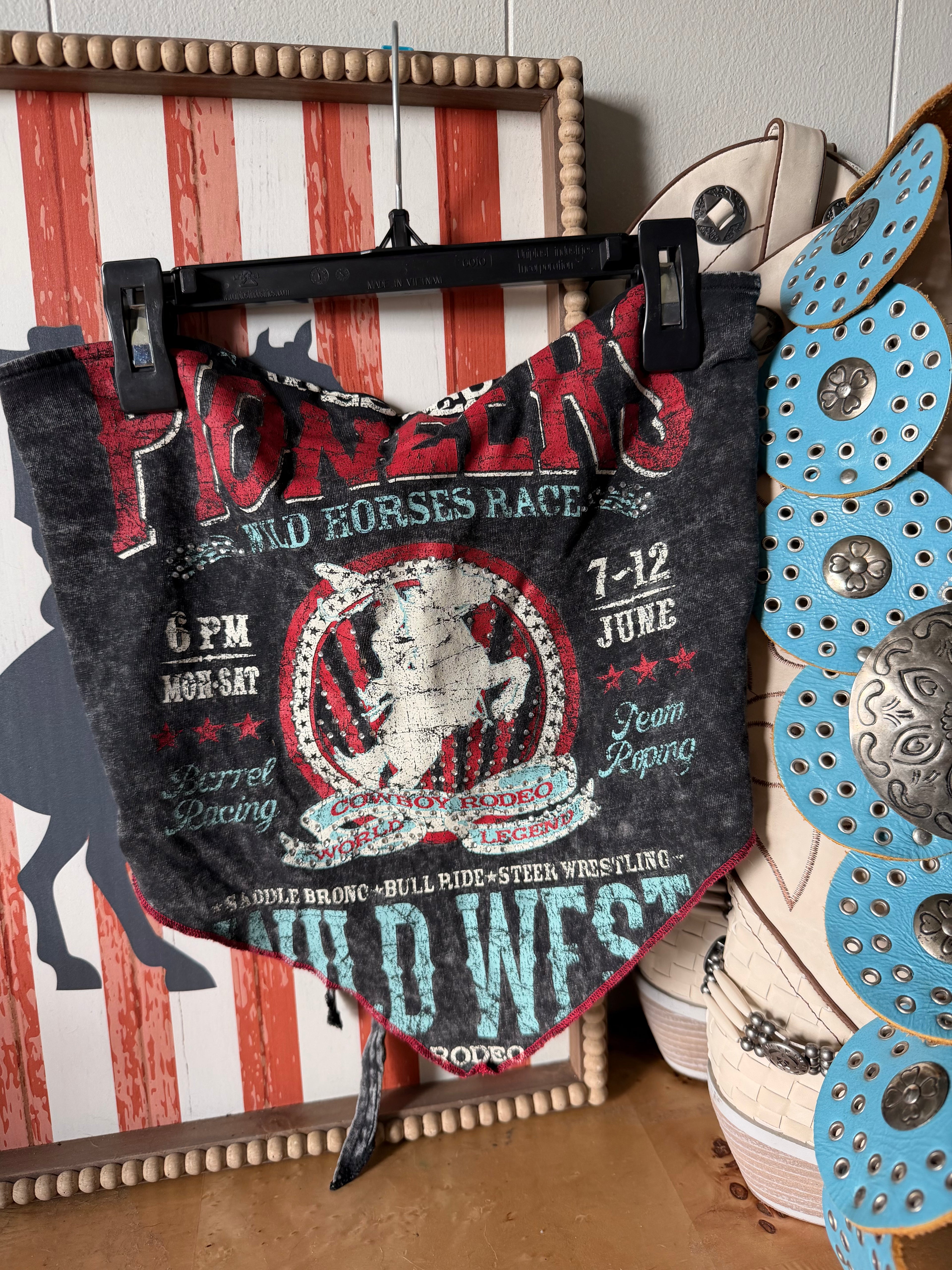Western bandana top (S/M)
