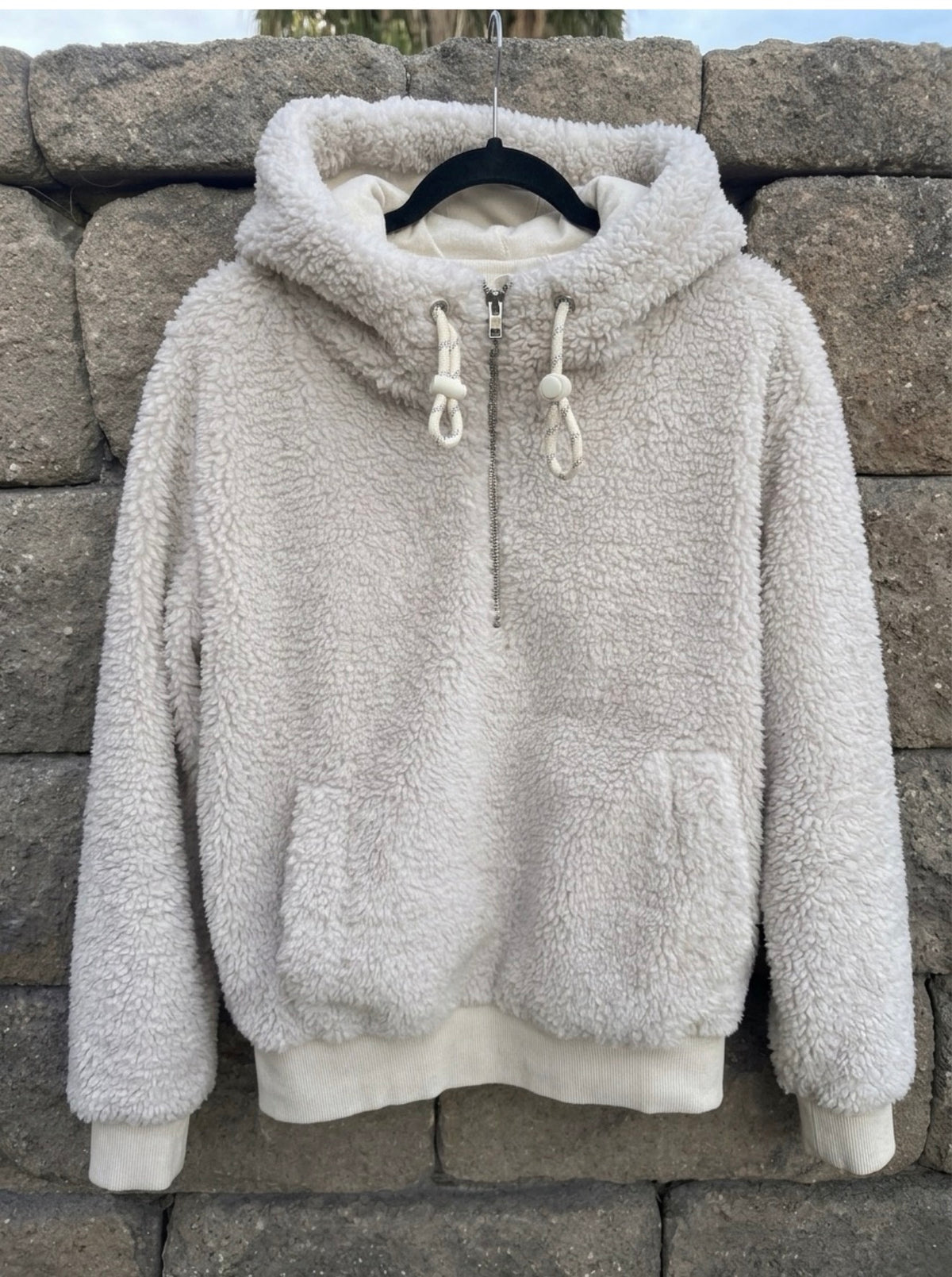 Lulu lemon quarter zip Sherpa size 10
