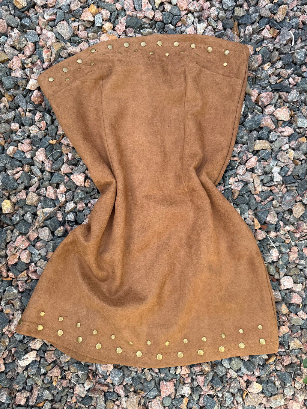 Stunning suede studded dress M/L fit