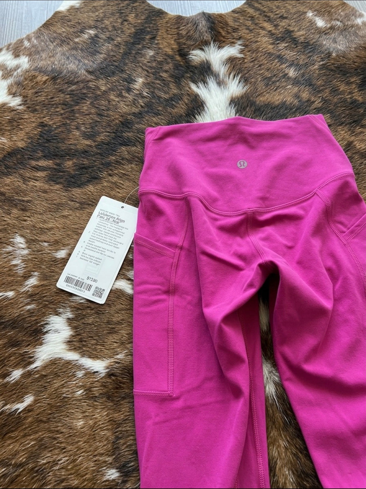 NWT 🤩 hot pink Align leggings 25” size 2