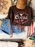 Custom cropped tee