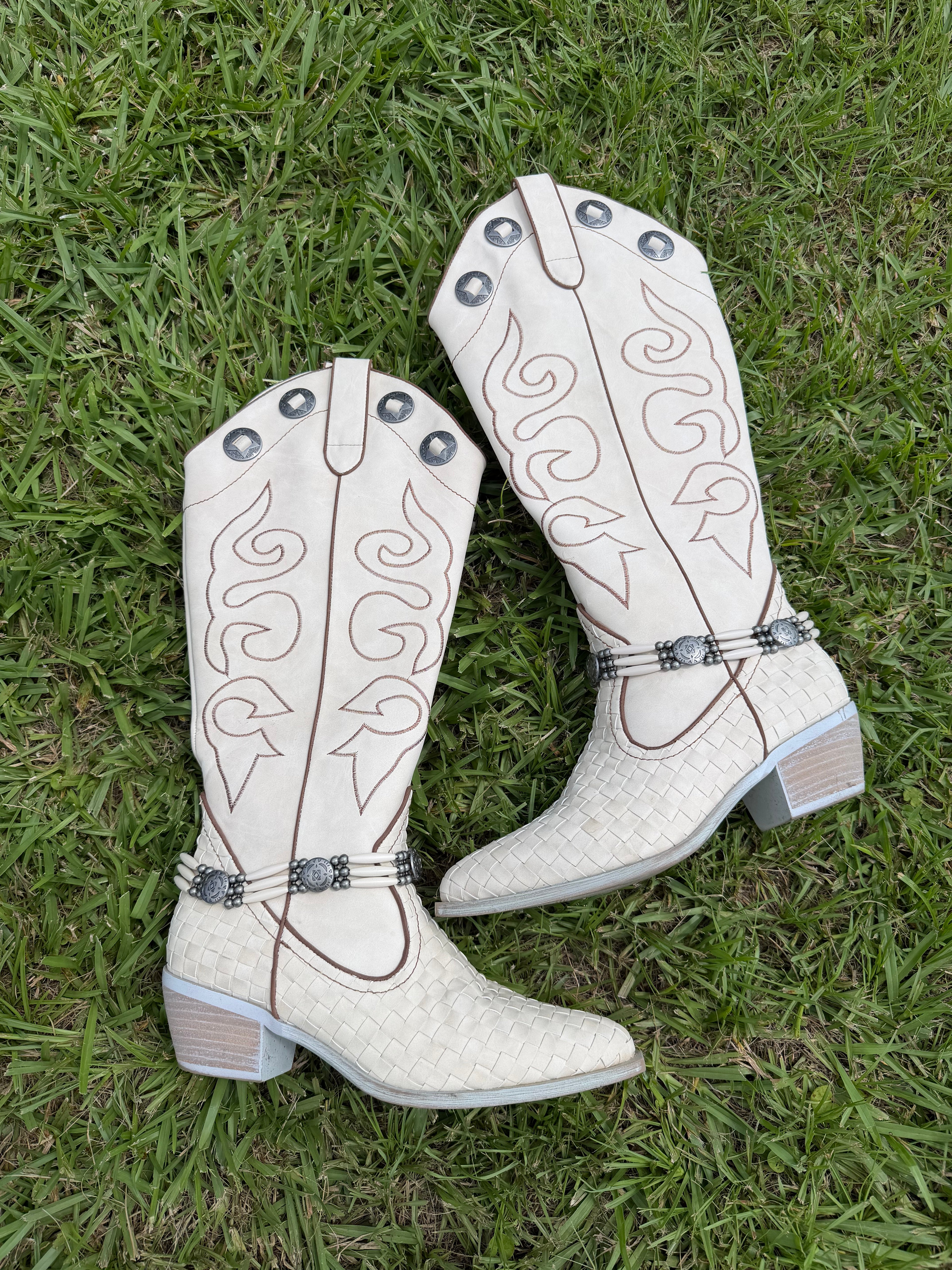 Western concho boots