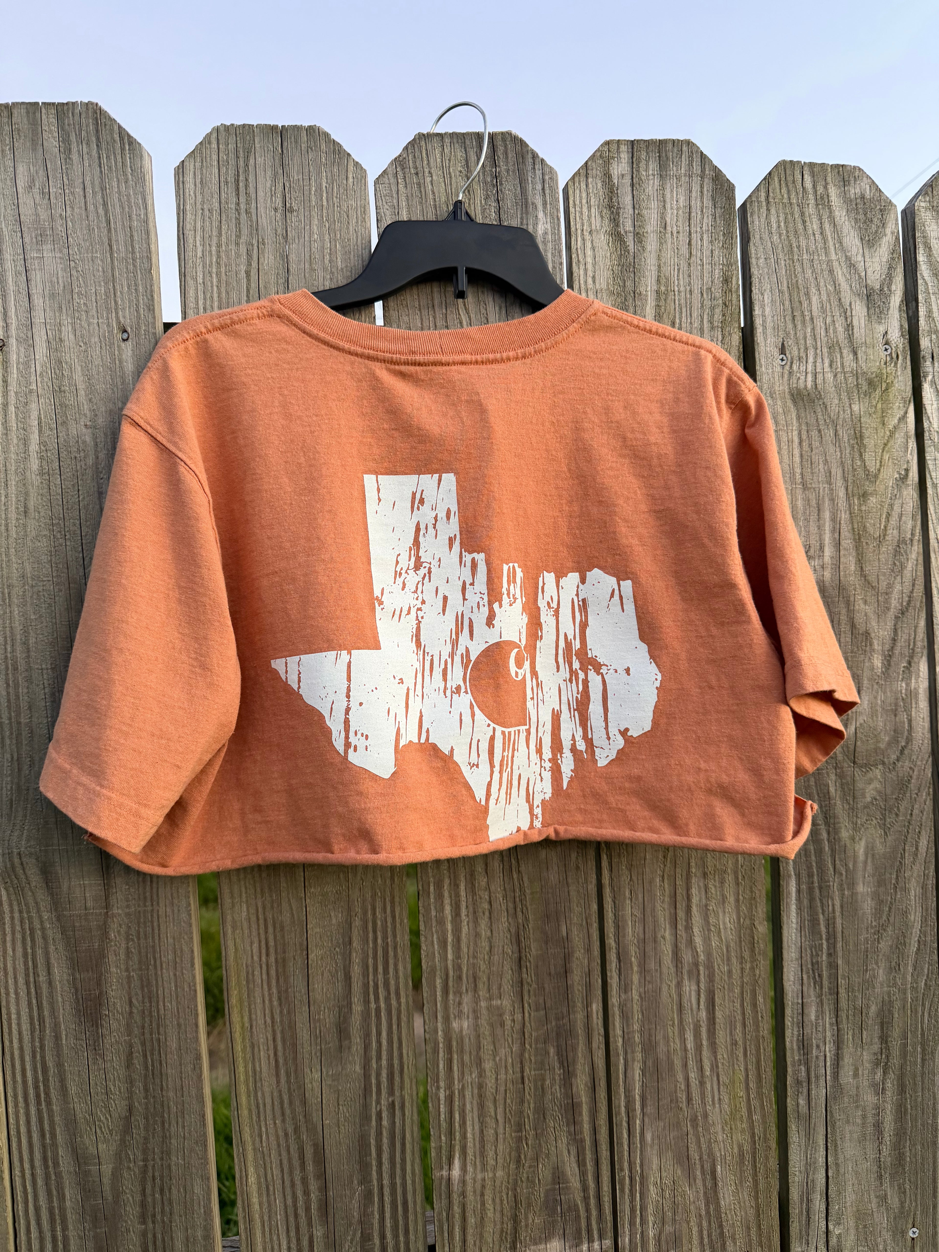 Custom cropped tee
