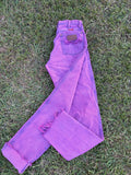 Custom distressed 🔥 Pink/Purple acid washed vintage wrangler