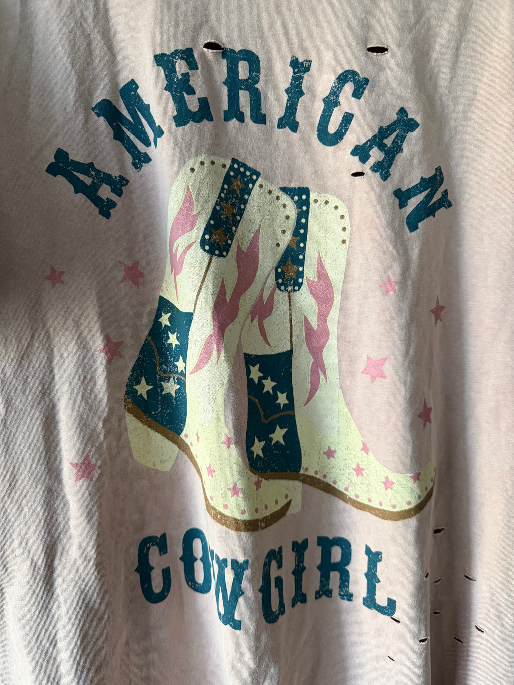 American cowgirl tee (M)