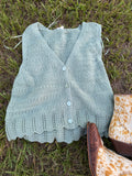 Knitted sweater style vest (s)