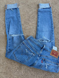 Custom distressed Levi’s size 25