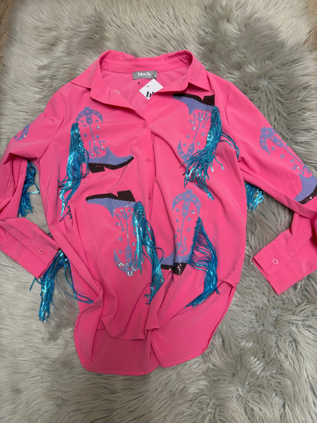 Stunning western top (M)