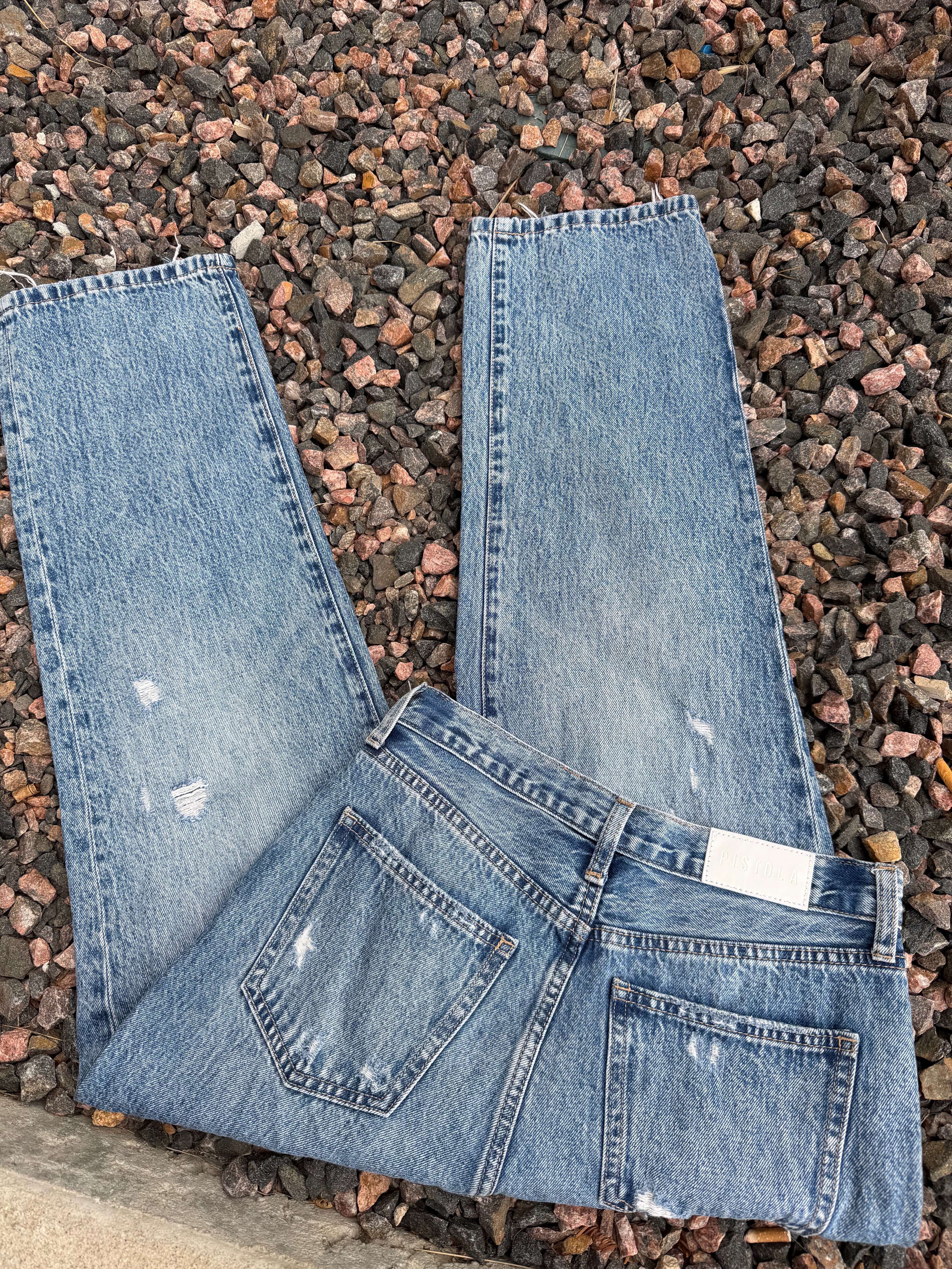 Pistola distressed denim 🔥 size 27