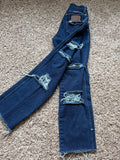 Custom distressed Wrangler