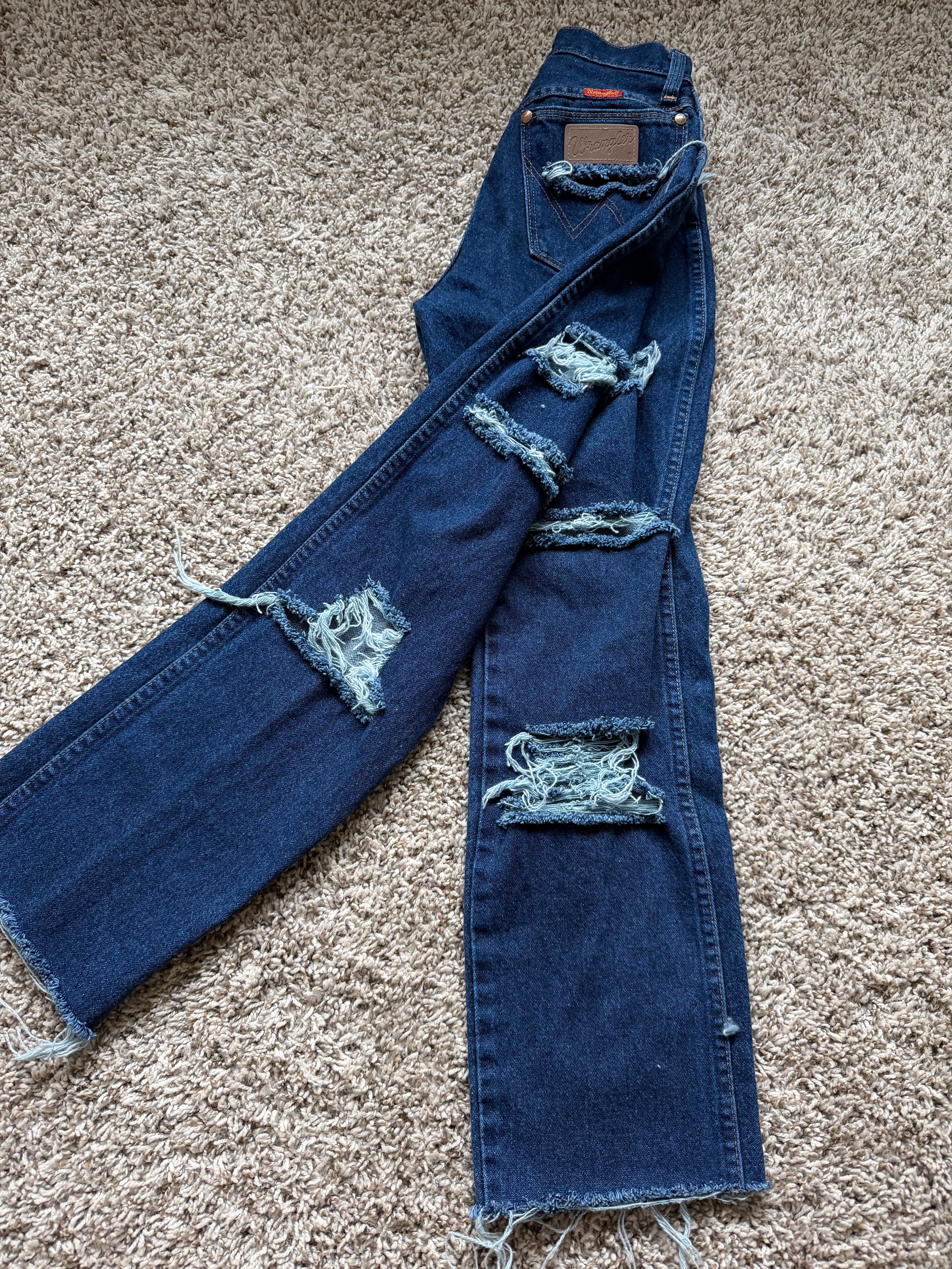 Custom distressed Wrangler