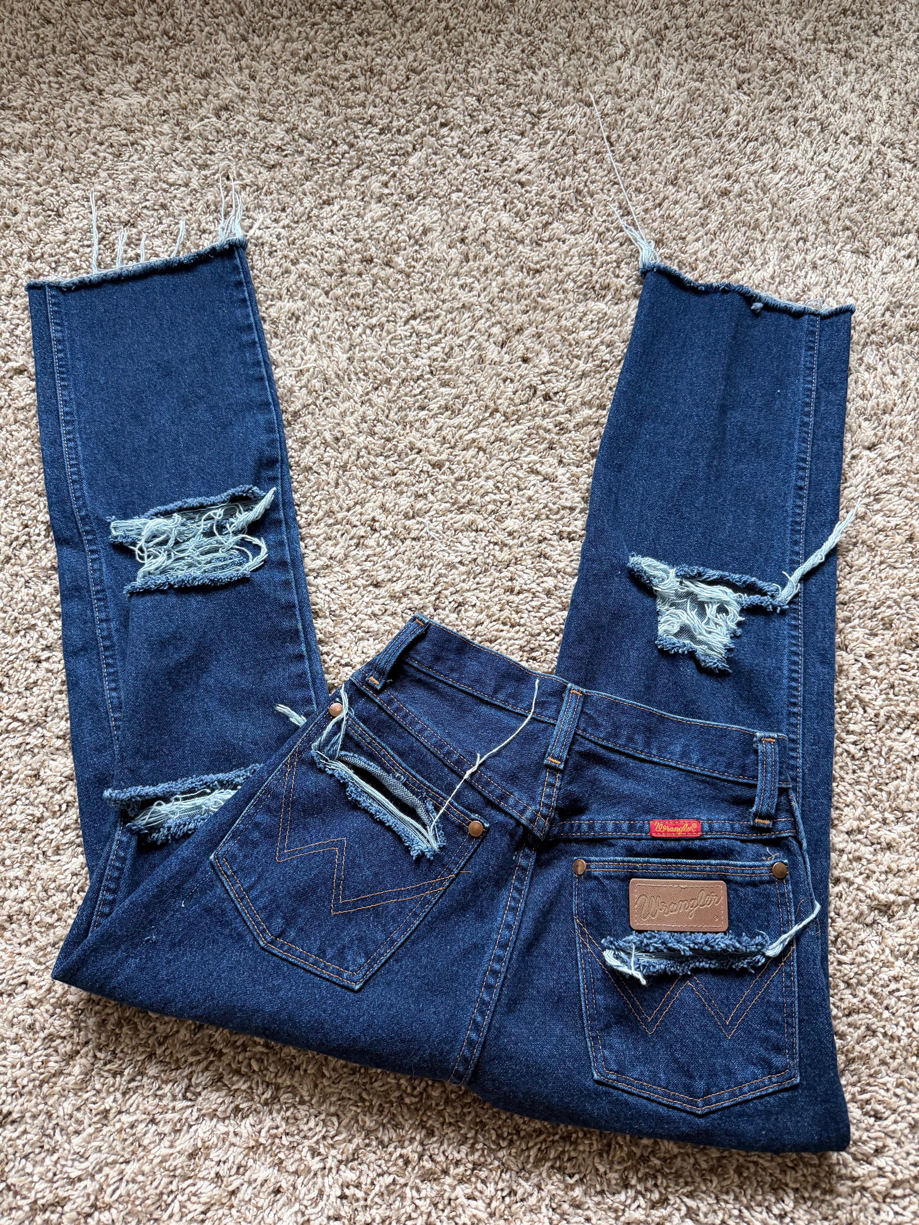 Custom distressed Wrangler