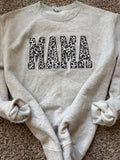 Mama leopard crew small