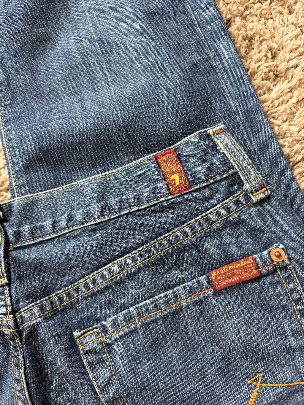 Vintage sevens size 28 (distressed)