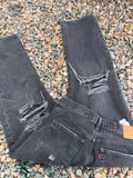 Custom distressed Levi’s ribcage size 32