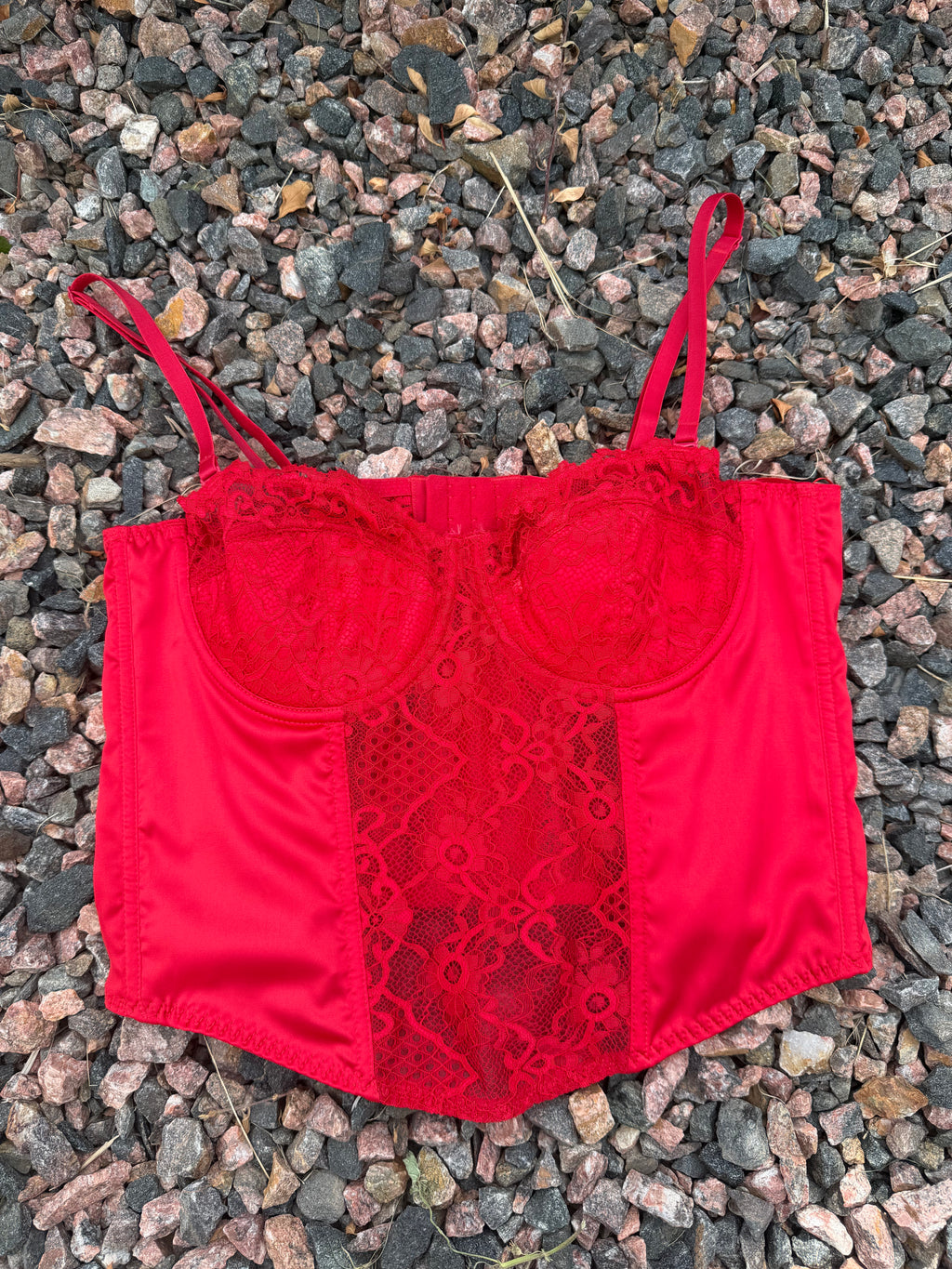 Lace corset top (large) 🔥