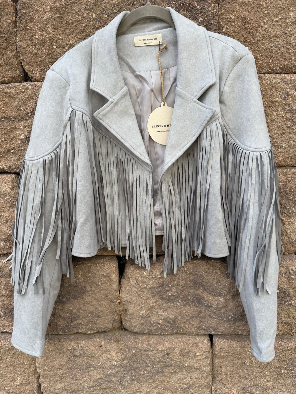 NWT suede fringe Saints and Hearts western jacket 🔥 Medium