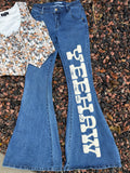 YEEHAW Ranch Dress’n hr flares size 2 (waist fits 27/28)