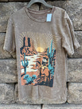 Western sunset tee 🔥 small