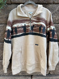 Wrangler western quarter zip medium