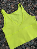 Lululemon Power Pivot Rib Tank Crop Top size 6